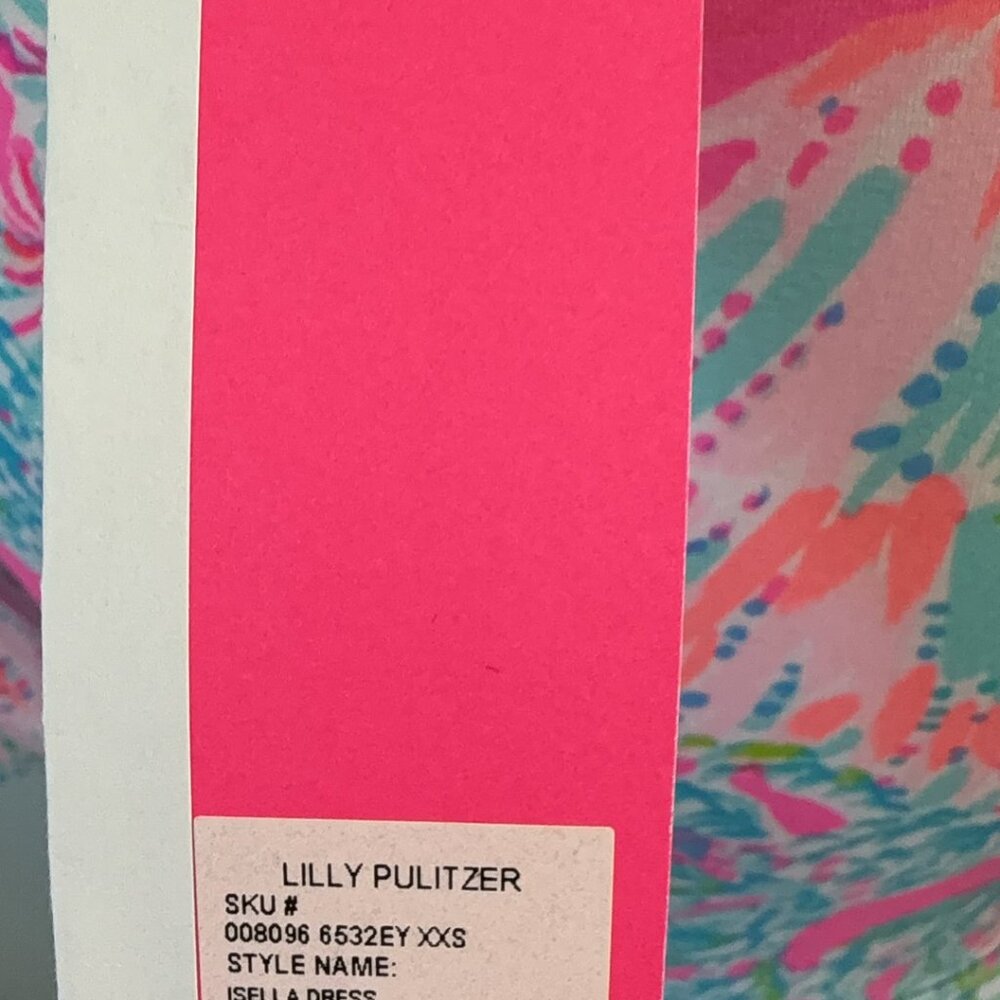 NWT Lilly Pulitzer isella Prosecco pink seaing things Size XXS - Picture 4 of 4